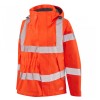 Leo Workwear Rosemoor Class 3 Hi-Vis Orange Jacket with Expander